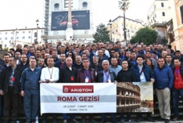 Ariston Thermo Türkiye bayilerini Roma’da ağırladı